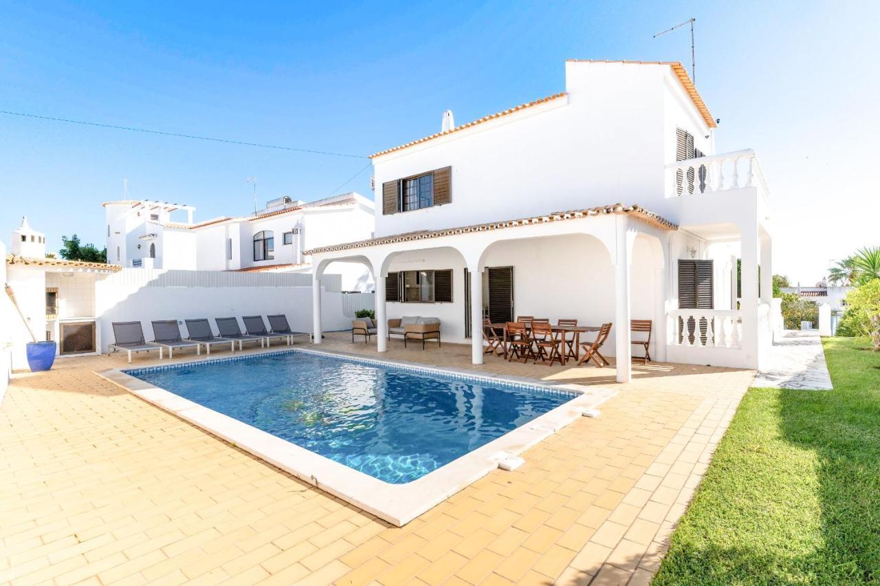 #072 Private Pool And Garden With Ac And Game Room Albufeira Exteriör bild